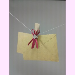 Pinza Decorada "Lazo y Flor Lencera"